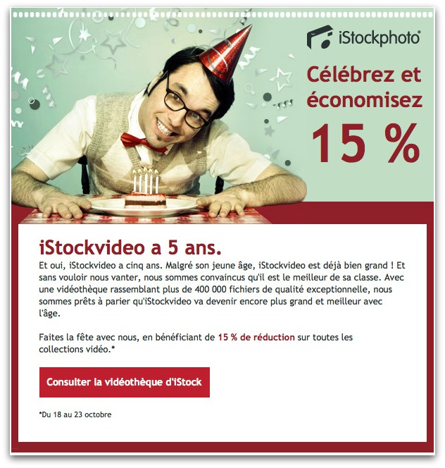 Emailing Un Anniversaire Ca Se Fete Comme Istockphoto Sendethic