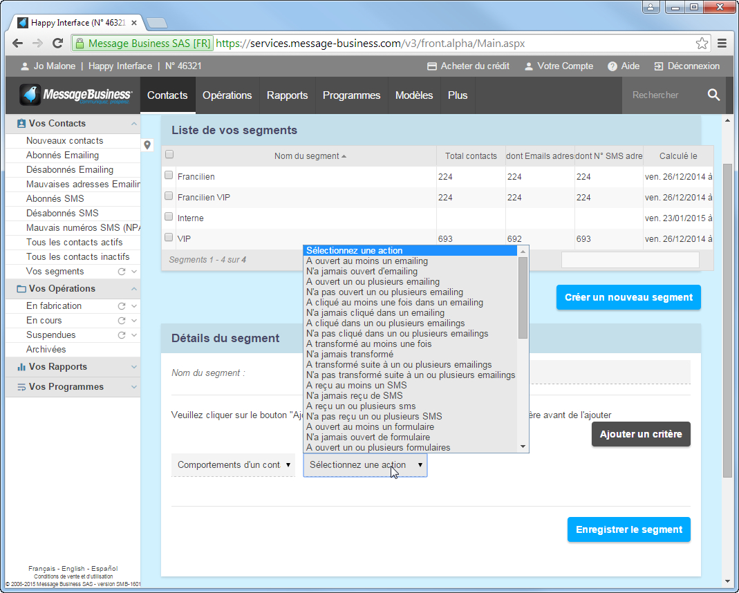 Segmentation comportementale