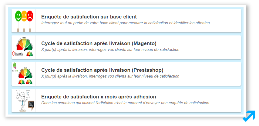 Programme Améliorer la satisfaction de l'application Sendethic