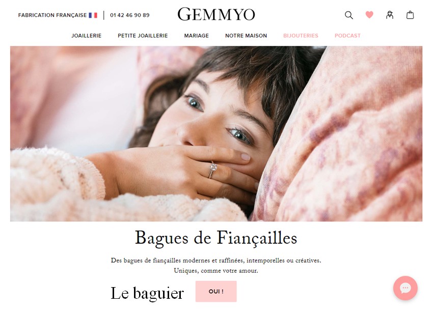 Page Home du site Gemmyo